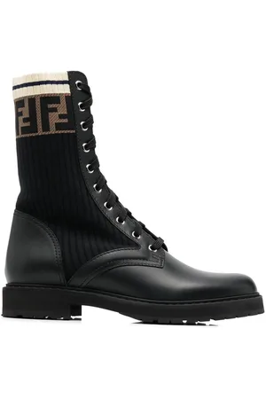 Fendi Rockoko-combatstøvler