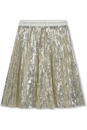 Michael Kors Shorts med logolinning og pailletudsmykning