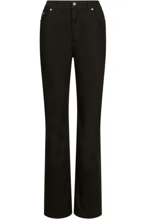 Dolce & Gabbana Jeans med brede ben og logomærke