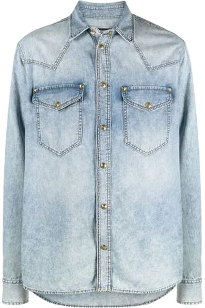 VERSACE Denimskjorte i western-stil