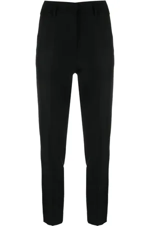 BLANCA Cropped bukser med mellemhøj talje