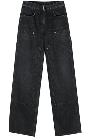 Givenchy Jeans med brede ben og mellemhøj talje