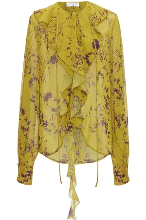 Victoria Beckham Romantic bluse med blomstertryk