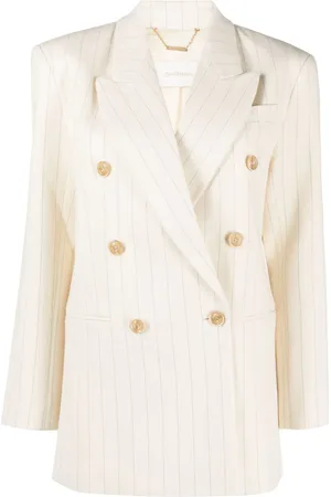ZIMMERMANN Nålestribet dobbeltradet blazer