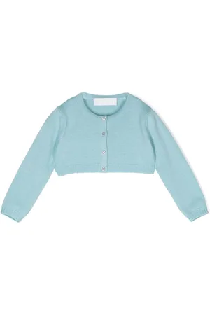 COLORICHIARI Cardigan med krystalknapper