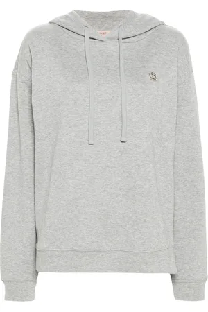 Twin-Set Hættetrøje med logoplade