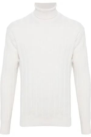LARDINI Ribstrikket sweater