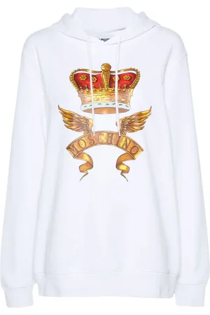 Moschino Hættetrøje med kronetryk