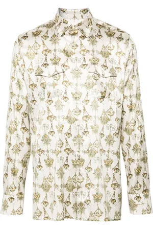 Givenchy Silkeskjorte med lysekronetryk