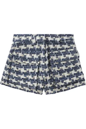 IRO Korte Tyana shorts i lurex og tweed