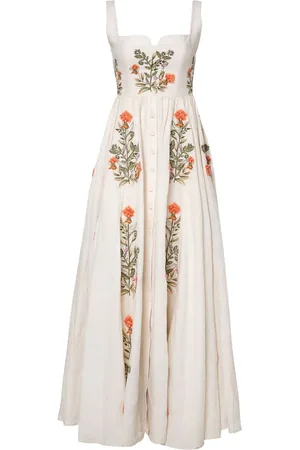 Agua by Agua Bendita Kjole med blomsterbroderi