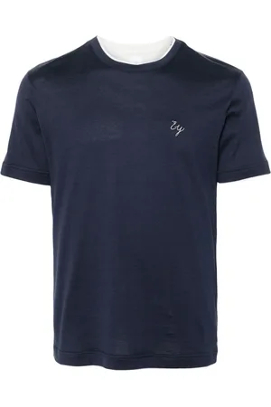 ELEVENTY T-shirt med logobroderi