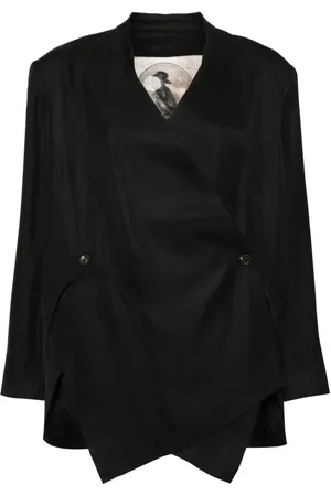 ZIGGY CHEN Asymmetrisk blazer med lange ærmer