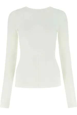 Givenchy T-shirt med rund hals og udskæringsdetalje
