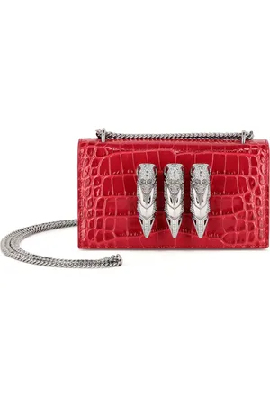 Philipp Plein Krokodillepræget skuldertaske