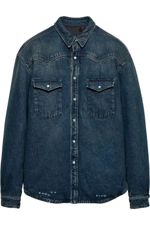 Prada Polstret denimskjorte