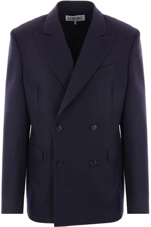 Loewe Dobbeltradet uldblazer