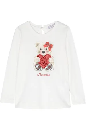 MONNALISA T-shirt med bamsetryk