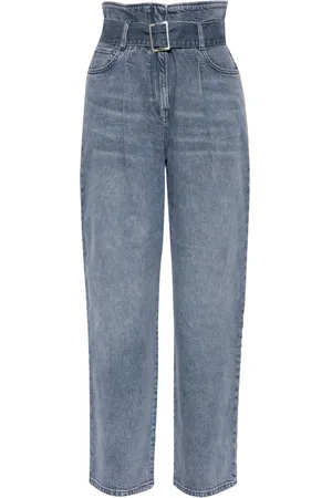 IRO Højtaljede jeans med bælte