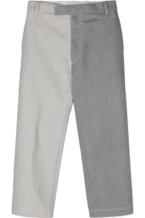 Thom Browne Tofarvede jeans med lige ben