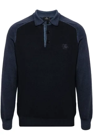 Etro Sweater i uld med Pegaso-broderi