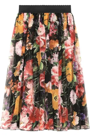 Dolce & Gabbana Nederdel med blomstertryk