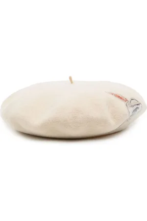 CHANEL Camellia beret i uld