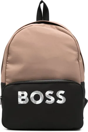 HUGO BOSS Rygsæk i kanvas med logotryk