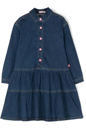 Billieblush Denimkjole med pailletter