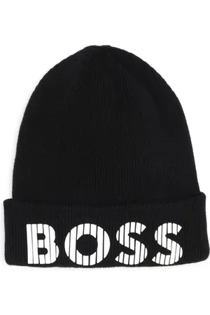 HUGO BOSS Bomuldshue med logotryk