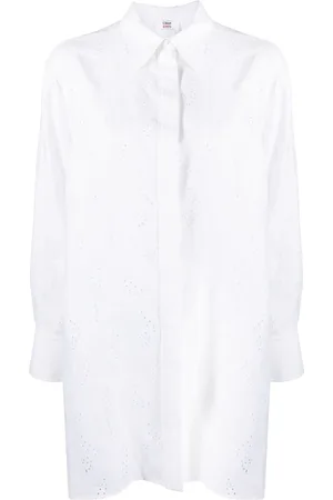 Chloé X Eres Patricia broderie-anglaise skjortekjole
