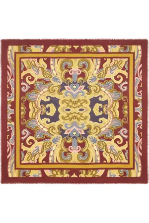Etro Sjal i jacquard med paisleytryk