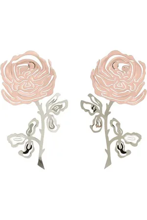Y / PROJECT ørestikker med rose-motiv