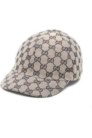 Gucci Baseballkasket i lærred med GG-logo