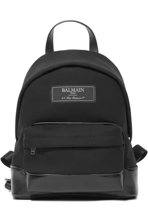 Balmain Rygsæk i bomuld med logomærke