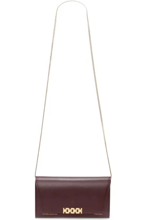 Victoria Beckham Clutch i uld med kæde
