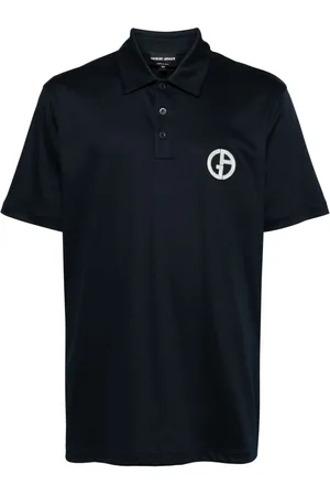 Giorgio Armani Polo med broderet logo