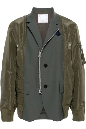SACAI Jakke med paneler og jakkesæt-stil