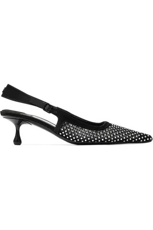 Jimmy Choo 50mm Amel pumps med krystaludsmykning
