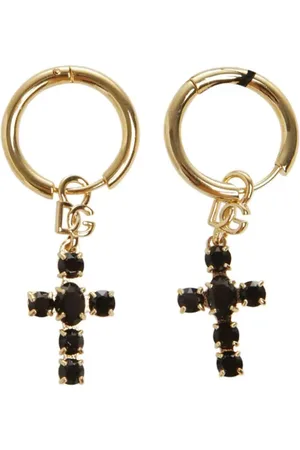 Dolce & Gabbana Hoop-øreringe med kors
