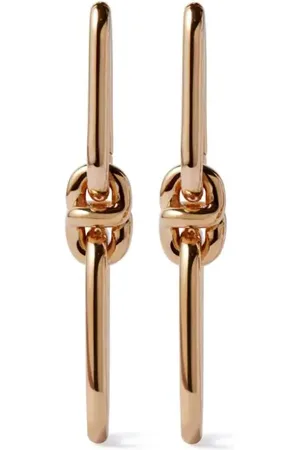 ANNOUSHKA Knuckle hoop-øreringe i 14 karat guld