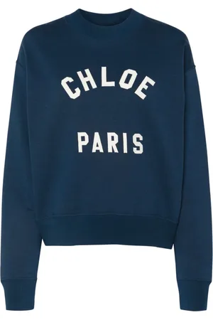 Chloé Sweatshirt med høj hals og logomærke