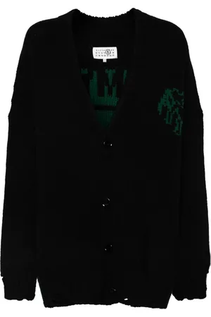Maison Margiela Cardigan med logo