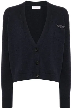 PESERICO SIGN Cardigan med Punto Luce-detalje