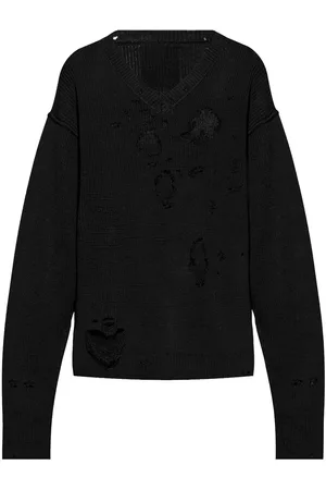 Vetements Trøje med slitageeffekt