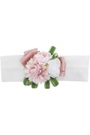 COLORICHIARI Hårbånd med blomsterapplikation