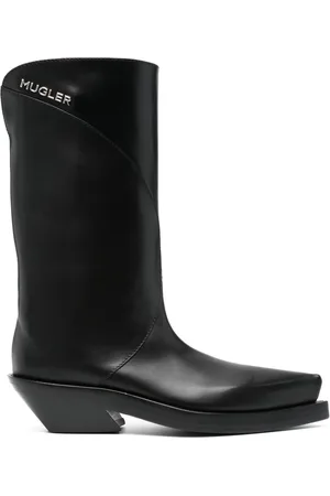 MUGLER Støvler med logobogstaver