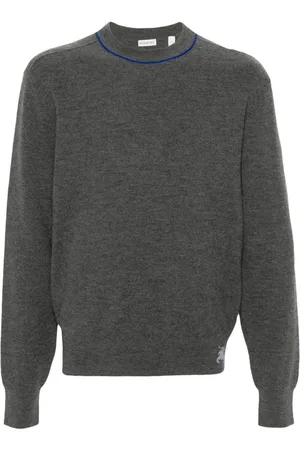 Burberry Equestrian Knight-intarsiastrikket sweater