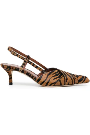 REJINA PYO 50mm slingback-pumps i læder