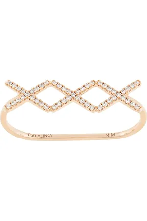 ALINKA KATIA TRIO-diamantring i 18 karat rosaguld